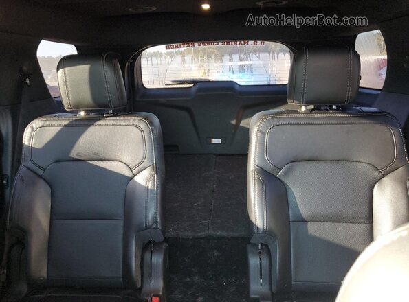 1FM5K7F80JGC51644 2018 FORD FORD EXPLORER Серебряный Вид задних сидений
