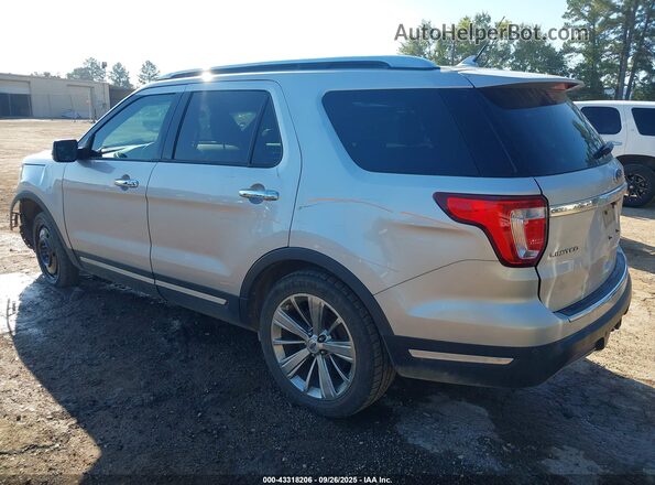 1FM5K7F81KGA63829 2019 FORD FORD EXPLORER Серебряный Задняя левая четверть