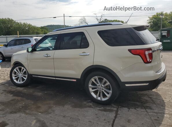 1FM5K7F85JGC80945 2018 FORD FORD EXPLORER Cream უკანა მარცხენა