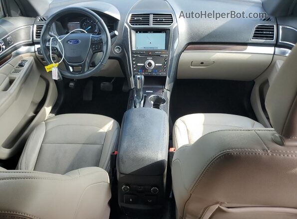 1FM5K7F85JGC80945 2018 FORD FORD EXPLORER Cream წინა პანელის ხედი