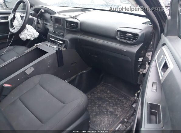 1FM5K8AB0MGA19400 2021 FORD POLICE INTERCEPTOR Черный Вид салона спереди