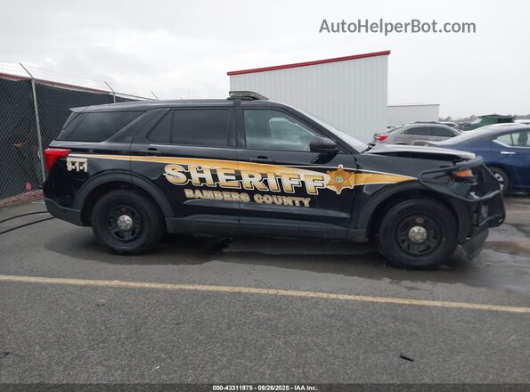 1FM5K8AB0MGA19400 2021 FORD POLICE INTERCEPTOR Черный Вид задней части салона