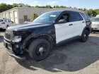 2023 Ford Explorer Police Interceptor Black vin: 1FM5K8AB2PGA03462