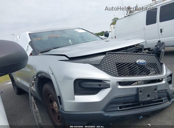 1FM5K8AC5MNA11894 2021 FORD EXPLORER Серебряный Передняя правая четверть