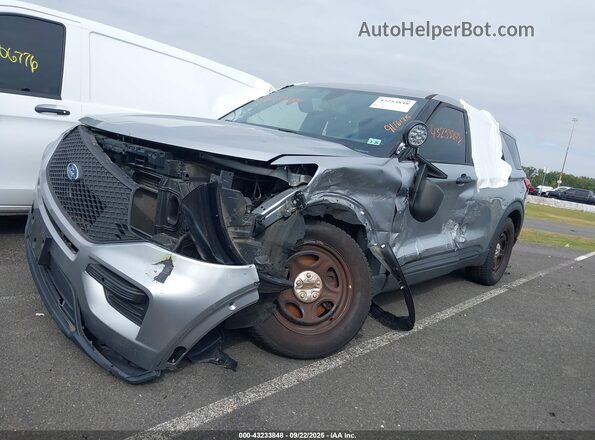 1FM5K8AC5MNA11894 2021 FORD EXPLORER Серебряный Передняя левая четверть