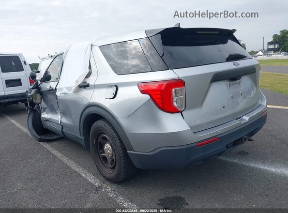 1FM5K8AC5MNA11894 2021 FORD EXPLORER Серебряный Задняя левая четверть