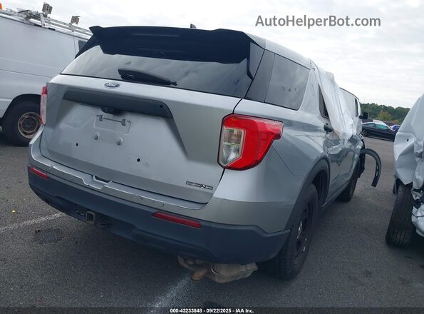 1FM5K8AC5MNA11894 2021 FORD EXPLORER Серебряный Задняя правая четверть