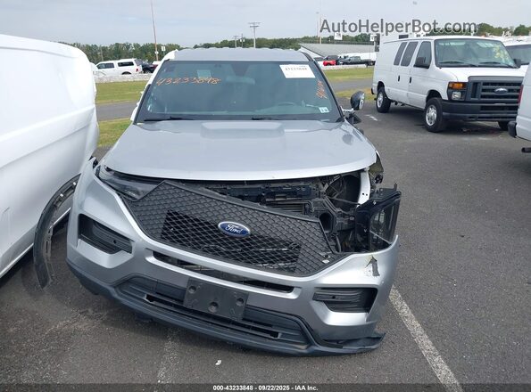 1FM5K8AC5MNA11894 2021 FORD EXPLORER Серебряный Вид щитка приборов