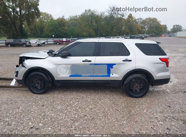 1FM5K8AR0HGD92410 2017 FORD POLICE INTERCEPTOR Silver Widok wnętrza 360 stopni