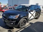 2018 Ford Explorer Police Interceptor Black vin: 1FM5K8AR0JGC18195