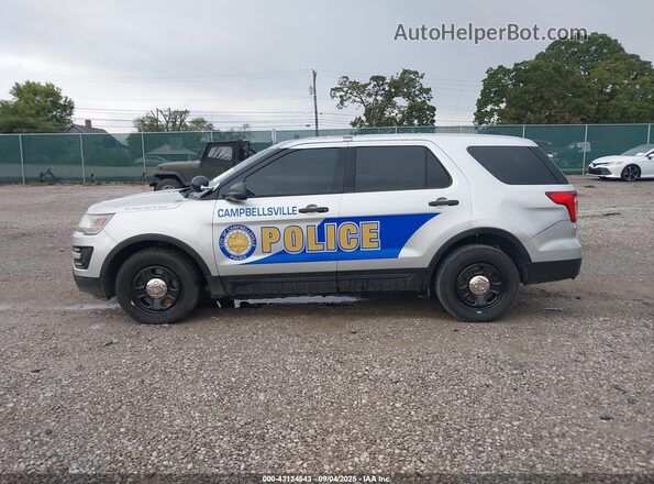 1FM5K8AR2HGD92408 2017 FORD POLICE INTERCEPTOR Silver Vista interior de 360 grados