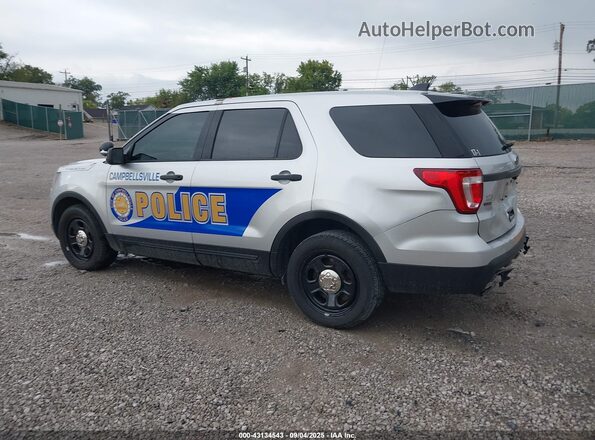1FM5K8AR2HGD92408 2017 FORD POLICE INTERCEPTOR Silver Trasero izquierdo