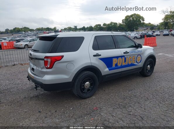 1FM5K8AR2HGD92408 2017 FORD POLICE INTERCEPTOR Silver Trasero derecho