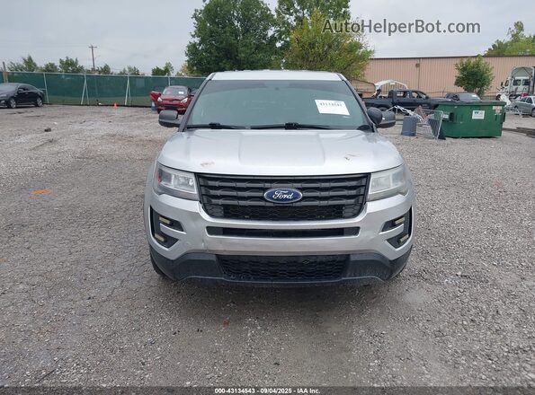 1FM5K8AR2HGD92408 2017 FORD POLICE INTERCEPTOR Silver Vista del cuadro de instrumentos