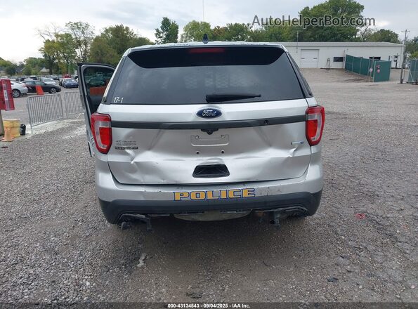 1FM5K8AR2HGD92408 2017 FORD POLICE INTERCEPTOR Silver Vista frontal