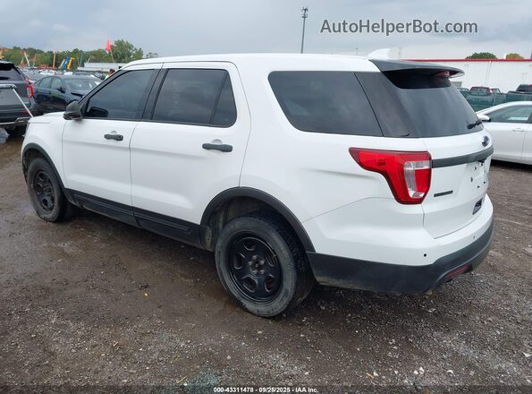 1FM5K8AR8GGD35371 2016 FORD POLICE INTERCEPTOR White Tył lewy