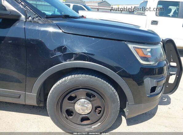 1FM5K8AR9HGA71207 2017 FORD POLICE INTERCEPTOR Black Front view