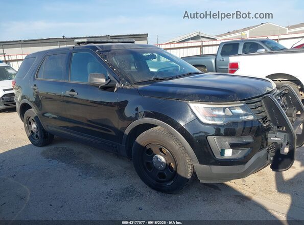 1FM5K8AR9HGA71207 2017 FORD POLICE INTERCEPTOR Black Rear interior view