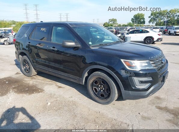 1FM5K8AT1HGD92363 2017 FORD EXPLORER Черный Передняя правая четверть