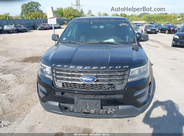 1FM5K8AT1HGD92363 2017 FORD EXPLORER Черный Вид щитка приборов