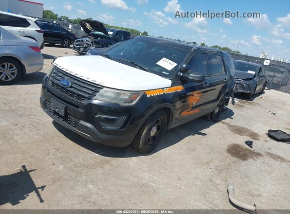 1FM5K8AT8HGE30624 2017 FORD EXPLORER Черный Передняя левая четверть