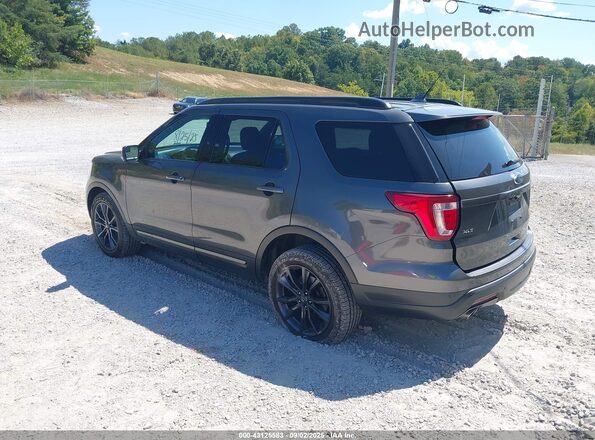 1FM5K8D86JGC91882 2018 FORD FORD EXPLORER Gray Rear left