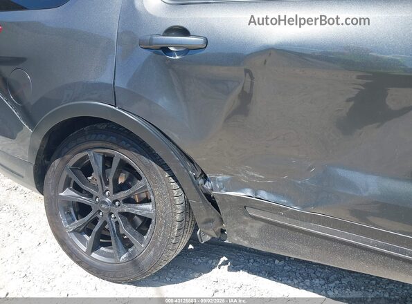1FM5K8D86JGC91882 2018 FORD FORD EXPLORER Gray Front view