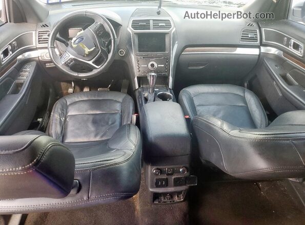 1FM5K8F80JGA91030 2018 FORD FORD EXPLORER Серебряный Вид панели приборов