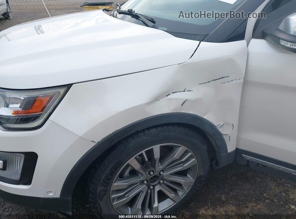 1FM5K8HT3GGC10702 2016 FORD FORD EXPLORER White Front view
