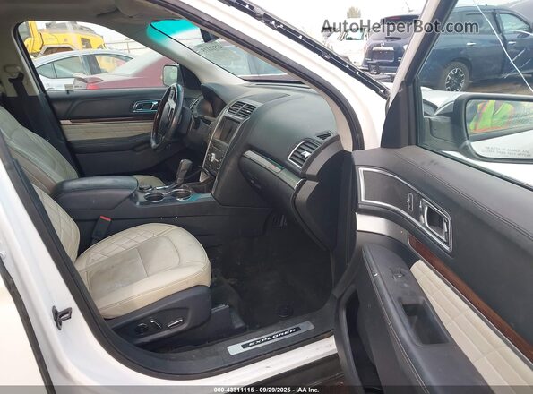 1FM5K8HT3GGC10702 2016 FORD FORD EXPLORER White Front interior view
