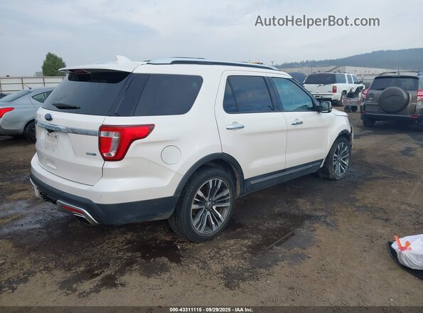 1FM5K8HT3GGC10702 2016 FORD FORD EXPLORER White Rear right