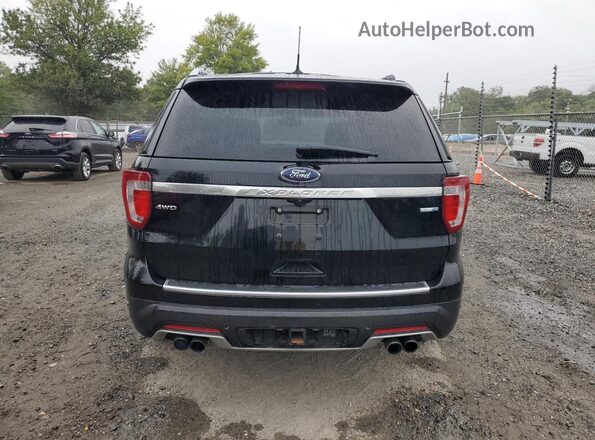 1FM5K8HTXJGA52754 2018 FORD FORD EXPLORER Black Вид ззаду