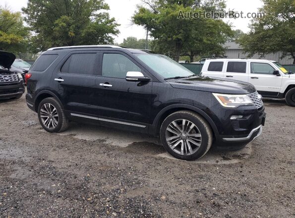 1FM5K8HTXJGA52754 2018 FORD FORD EXPLORER Black Передня права чверть