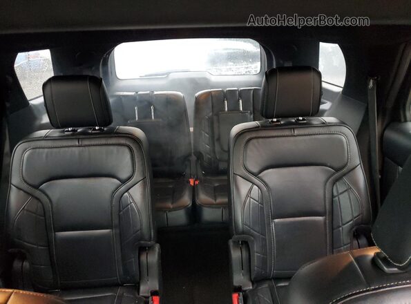 1FM5K8HTXJGA52754 2018 FORD FORD EXPLORER Black Вид задніх сидінь