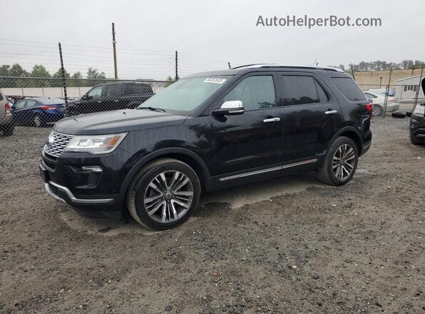 1FM5K8HTXJGA52754 2018 FORD FORD EXPLORER Black Передня ліва чверть