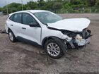 2020 Ford Escape S White vin: 1FMCU0F61LUA69155