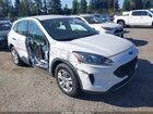 2020 Ford Escape S White vin: 1FMCU0F63LUC12929