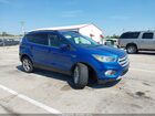 2018 Ford Escape Se Blue vin: 1FMCU9GD8JUD49721