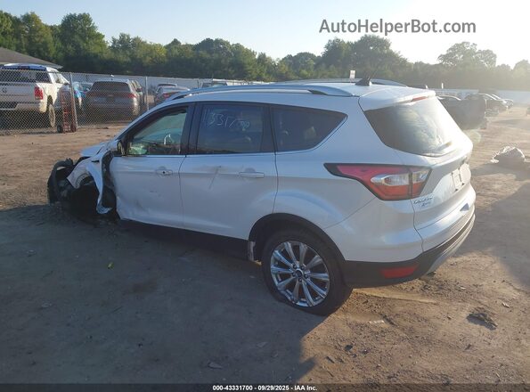 1FMCU9J97JUB86404 2018 FORD ESCAPE Белый Задняя левая четверть