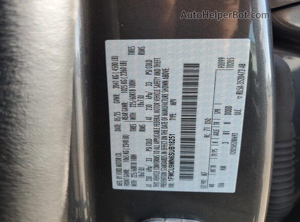 1FMCU9MN6SUB18251 2025 FORD ESCAPE Серый Вид подкапотного пространства