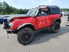 2021 Ford Bronco Base Red vin: 1FMDE5AP7MLA61681