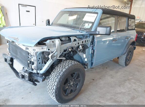 1FMEE5DH5PLC09081 2023 FORD BRONCO Синий Передняя левая четверть