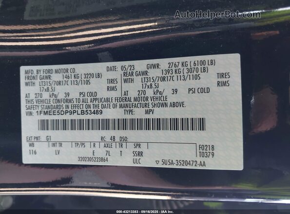 1FMEE5DP9PLB53489 2023 FORD BRONCO Gray Widok komory silnika