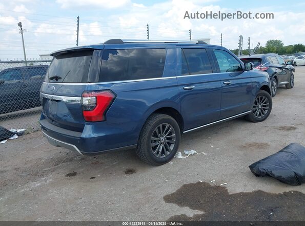 1FMJK2AT4LEA38613 2020 FORD EXPEDITION Blue Trasero derecho