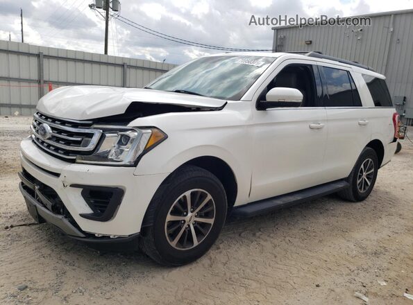1FMJU1HT5JEA27949 2018 FORD EXPEDITION White წინა მარცხენა ხედი სამი მეოთხედიდან