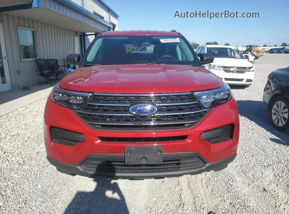 1FMSK7DH0RGA79360 2024 FORD FORD EXPLORER Red Widok z przodu