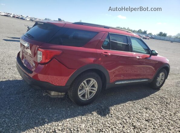 1FMSK7DH0RGA79360 2024 FORD FORD EXPLORER Red Tył prawy