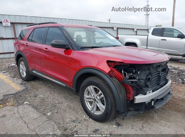 1FMSK7DH3RGA89347 2024 FORD FORD EXPLORER Red Front right