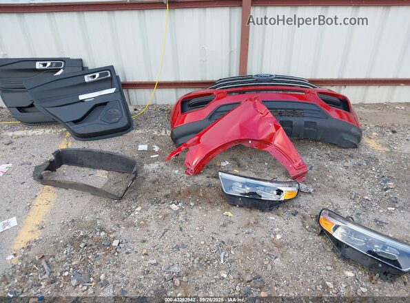 1FMSK7DH3RGA89347 2024 FORD FORD EXPLORER Red Instrument cluster view