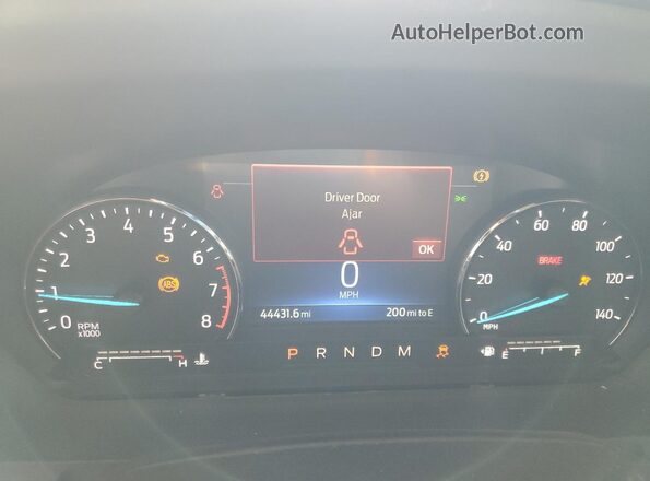 1FMSK7DH5MGB71640 2021 FORD FORD EXPLORER Blue Instrument cluster view